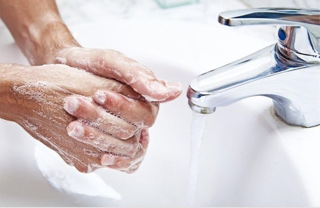 handen wassen als middel om parasieten bij mensen te voorkomen