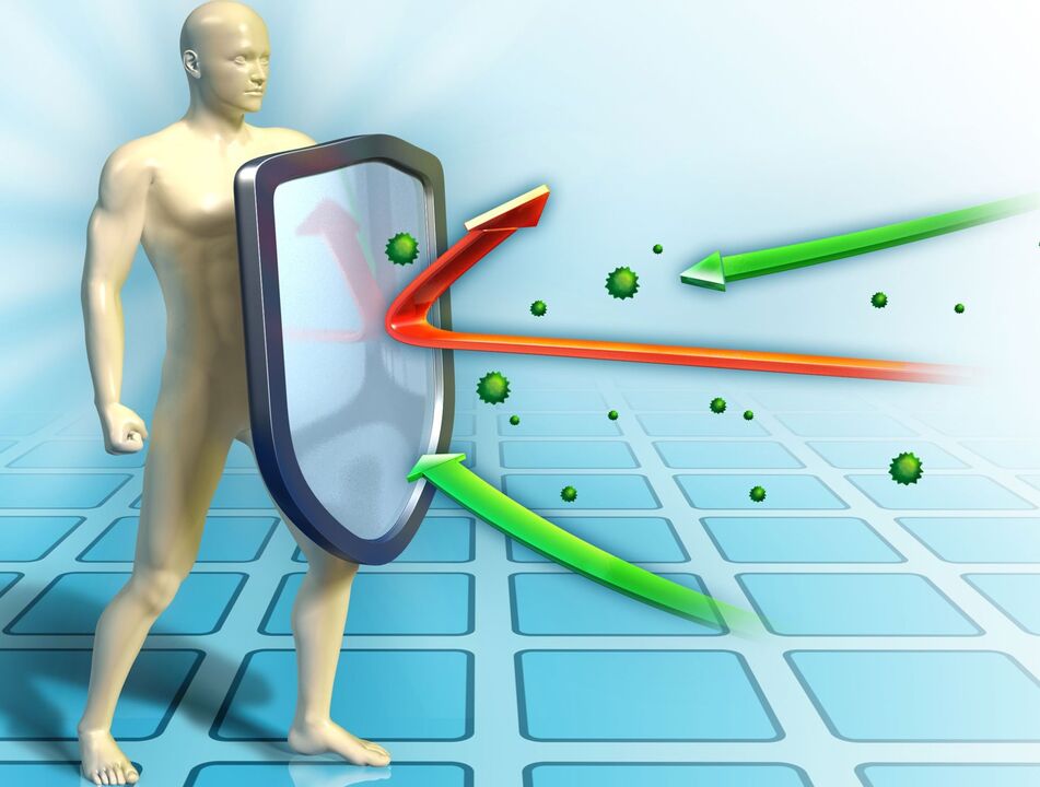 goede immuniteit om wormen te voorkomen